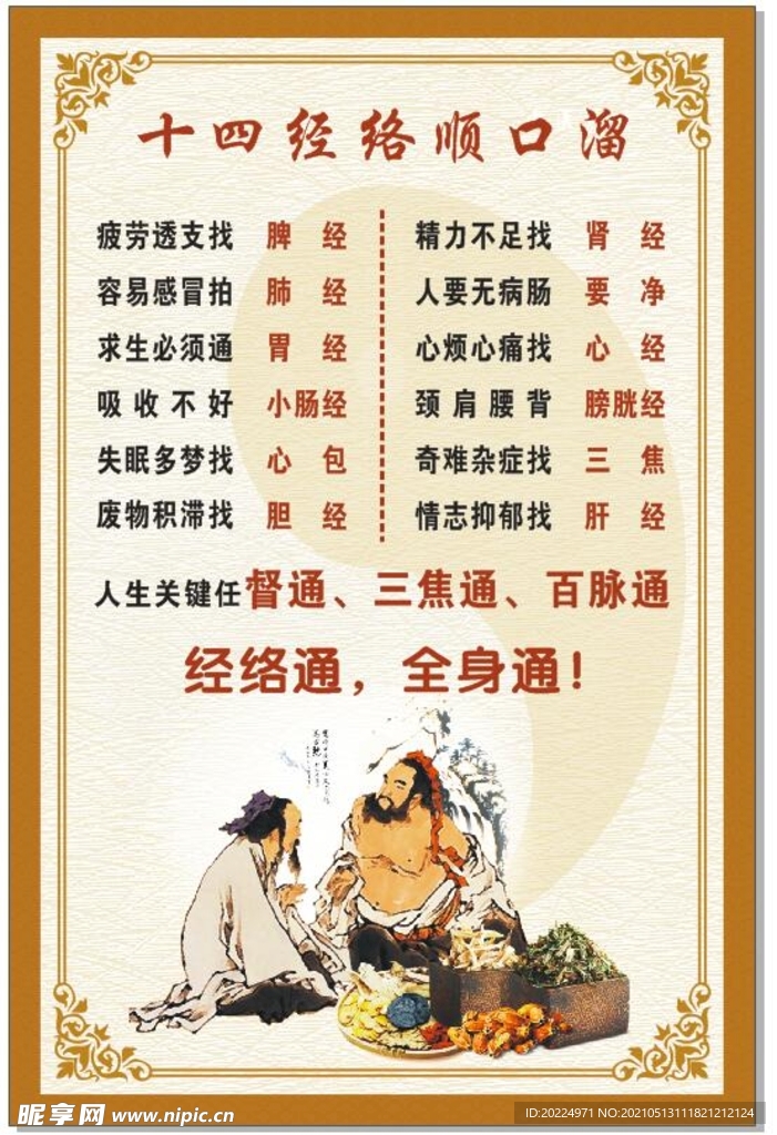 中医养生智慧，养生保健的好处顺口溜